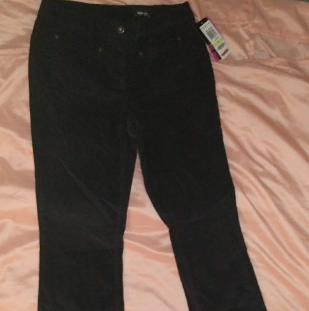 Style & Co corduroy pants ( navy blue bootleg)